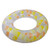 Inflatable Yellow and Orange Mosaic Swimming Pool Ring Float, 47-Inch