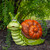 13.5" Green and Brown Snail Outdoor Garden Statue