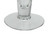 16" Clear Swirled Glass Taper Candle Holder