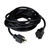 40' Black 3-Prong Medium Duty Commercial Extension Power Cord