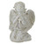 6.75" Praying Angel with Cross Outdoor Garden Statue for Serene Decor