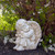 9.5" Ivory Resting  Angel Outdoor Patio Garden Statue