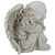 9.5" Ivory Resting  Angel Outdoor Patio Garden Statue