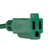 40' Green 3-Prong Outdoor Extension Power Cord
