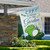 Life is Better in the Garden Green Frog Outdoor House Flag 28" x 40"