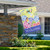 Welcome Floral Hummingbird Outdoor House Flag 28" x 40"