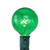 Pack of 25 Incandescent G50 Green Christmas Replacement Bulbs