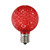 Pack of 25 Faceted LED G50 Red Christmas Replacement Bulbs