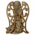 Sitting Angel with Cross Outdoor Garden Statue  - 14.5"