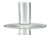 20" Glass Swirled Taper Candle Holder