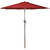 9ft Outdoor Patio Market Umbrella - Stay Cool in Vibrant Red