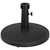 Geometric Pattern Round Base Stand for Patio Umbrellas - 18" - Black