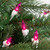 35-Count Pink Mini Christmas Light Set, 7ft White Wire