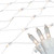 4' x 6' Clear Mini Net Style Christmas Lights, White Wire