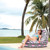 49" Pink and Black Inflatable Poolside Flamingo Lounge Chair