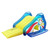 Have Fun in the Sun with the Yellow and Blue Pool Side Slide and Sprayer, 98-Inches