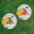 Set of 2 "Love Today" Outdoor Floral Garden Stones 10"