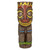 16" Solar Lighted Polynesian Fire Tiki Statue - Guardian of Light and Luck for Your Outdoor Space