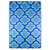 4' x 6' Black and White Aztec Print Rectangular Outdoor Area Rug