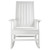 All Weather Recycled Plastic Outdoor Rocking Chair, White