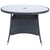 5-Piece Venice Black Woven Resin Wicker Outdoor Patio Dining Set