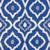 4' x 6' Blue and White Geometric Rectangular Outdoor Area Rug