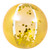 Shine and Sparkle with a 19.5" Gold Glitter Sequin Inflatable Beach Ball - Perfect for Summer Fun!