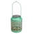 7" Green Integrated Floral Outdoor Solar Lantern - Vintage Charm with Modern Efficiency