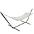 Natural Macrame Hammock with Wooden Bars - 78" x 31"
