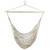 Stylish 44" x 39" Natural Cotton Macrame Hammock Chair: Comfort and Portability