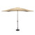 8.5' Outdoor Patio Market Umbrella - Stay Cool in Dark Beige