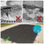 28' Jet Black Deluxe Closing Leaf Net Cover for In-Ground Swimming Pools
