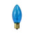 Pack of 25 Incandescent C9 Blue Christmas Replacement Bulbs