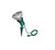Green Outdoor Flood Lamp Holder with Ground Stake
