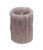 4" Mauve Knit Pattern Battery Operated Flameless LED Wax Pillar Candle