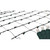 4' x 6' Warm White LED Wide Angle Net Style Christmas Lights, Green Wire