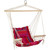 Vibrant 37" Pink and Red Striped Outdoor Hammock Chair: Comfort and Style for Your Outdoor Oasis