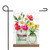 Colorful Welcome Friends Spring Bouquet Outdoor Garden Flag 12.5" x 18" - Vibrant Springtime Decor