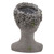 19" Gray and Green Outdoor Lady with Daisies Planter