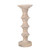 Banded Bead Pillar Candle Holder - 15" - Ivory and Beige