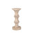 Banded Bead Pillar Candle Holder - 11" - Ivory and Beige