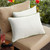 Set of 2 Sunbrella Canvas Natural/Spectrum Cilantro Outdoor Pillow, 20"