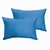 Set of 2 Light Blue Indoor and Outdoor Pillow, 20"