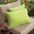 Set of 2 13" x 20" Macaw Green and Lido Indigo Blue Canvas Solid Sunbrella Outdoor Lumbar Pillows
