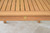 4.75' Peanut Brown Indoor and Outdoor Modern Country Style Teak Finish Patio Dining Table