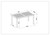 4.75' Peanut Brown Indoor and Outdoor Modern Country Style Teak Finish Patio Dining Table