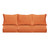 23.5" Rust Orange Sunbrella Deep Seating Pillow and Sofa Chair Cushion
