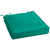 20" Teal Green Square Home Collections Sunbrella Indoor and Outdoor Single Chair Cushion