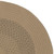 8' Cedar Brown Bordered All Purpose Handcrafted Reversible Round Outdoor Area Throw Rug