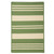 2' x 3' Green and Beige All Purpose Striped Handcrafted Reversible Rectangular Area Throw Rug